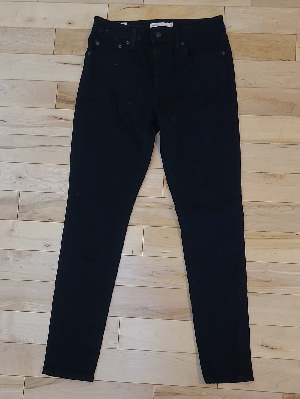 Levi's 721 Women's Size 29 Black High Rise Skinny Jeans